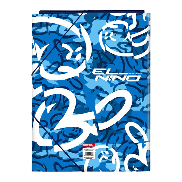 Folder El Niño Blue Bay Blue A4