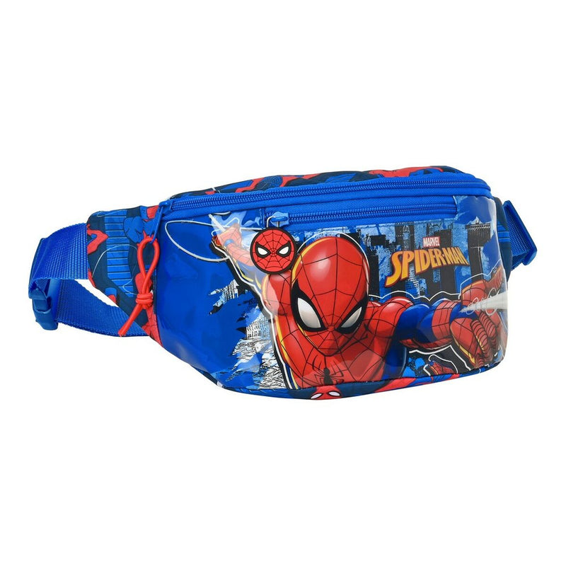 Belt Pouch Spider-Man Great power Blue Red Children's 23 x 12 x 9 cm