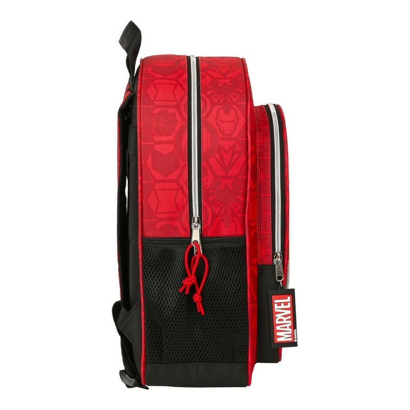 School Bag The Avengers Infinity Black Red 32 X 38 X 12 cm
