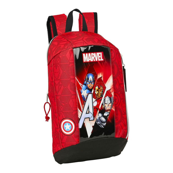 Casual Backpack The Avengers Infinity Red Black (22 x 39 x 10 cm)