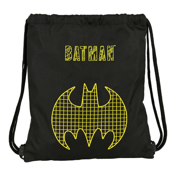 Child's Backpack Bag Batman Comix Black Yellow (35 x 40 x 1 cm)