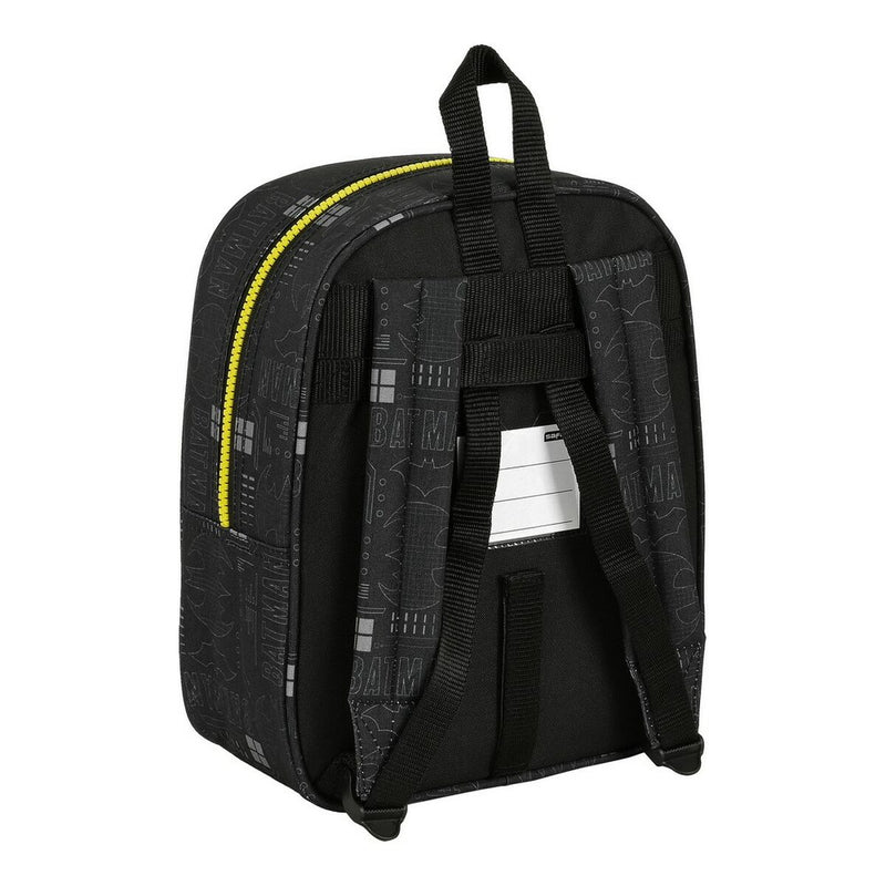 School Bag Batman Comix Yellow Black 22 x 27 x 10 cm