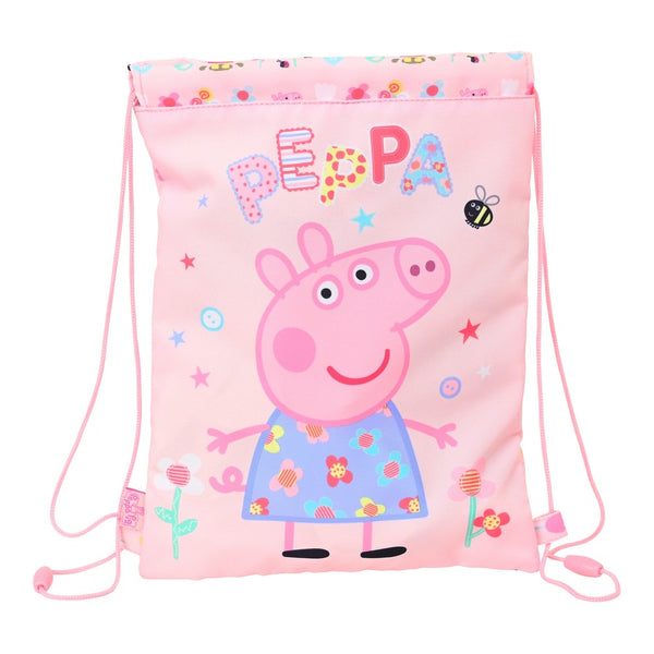 Backpack with Strings Peppa Pig Having fun (26 x 34 x 1 cm)