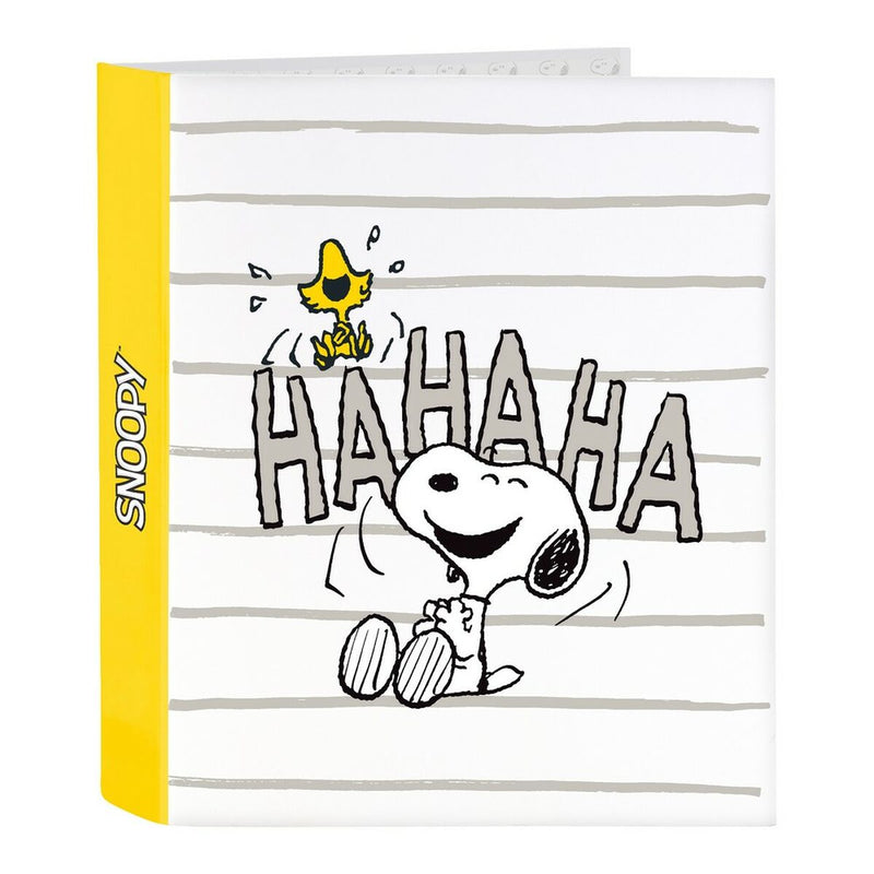 Ring binder Snoopy Friends Forever White Yellow A4 (40 mm)