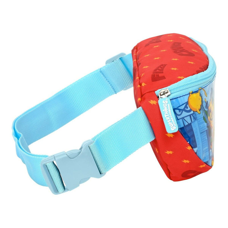 Belt Pouch SuperThings Kazoom Kids Red Light Blue (23 x 14 x 9 cm)