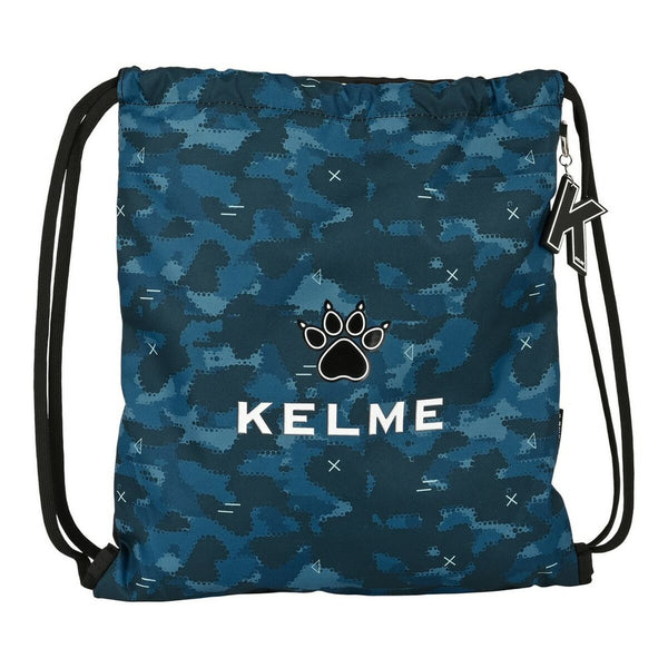Backpack with Strings Kelme Break Black Navy Blue (35 x 40 x 1 cm)