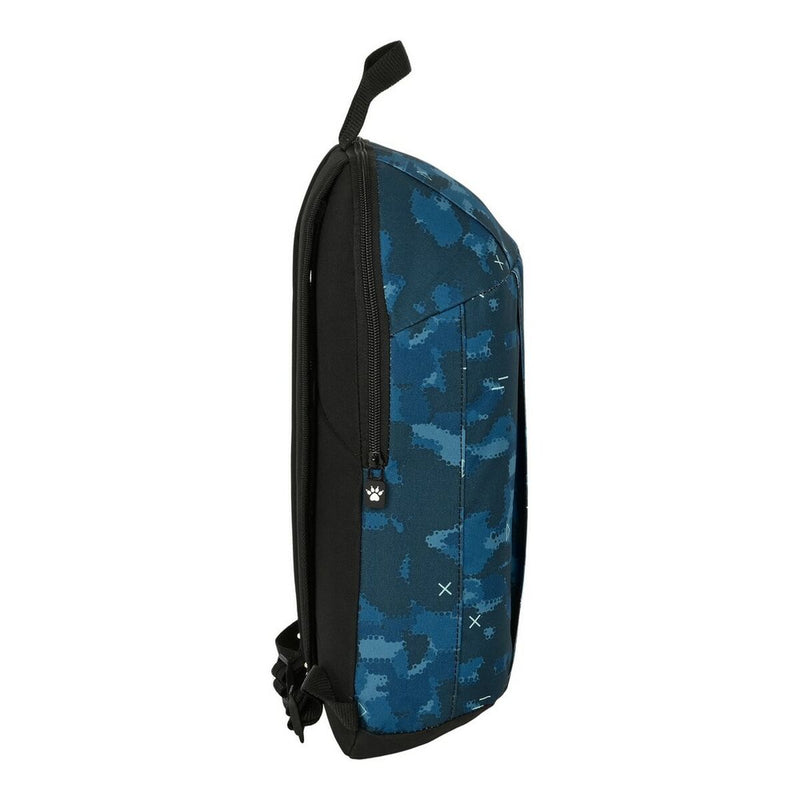 Casual Backpack Kelme Break Black Navy Blue (22 x 39 x 10 cm)