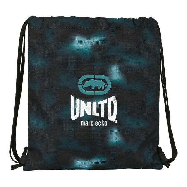 Backpack with Strings Eckō Unltd. Nomad Black Blue (35 x 40 x 1 cm)