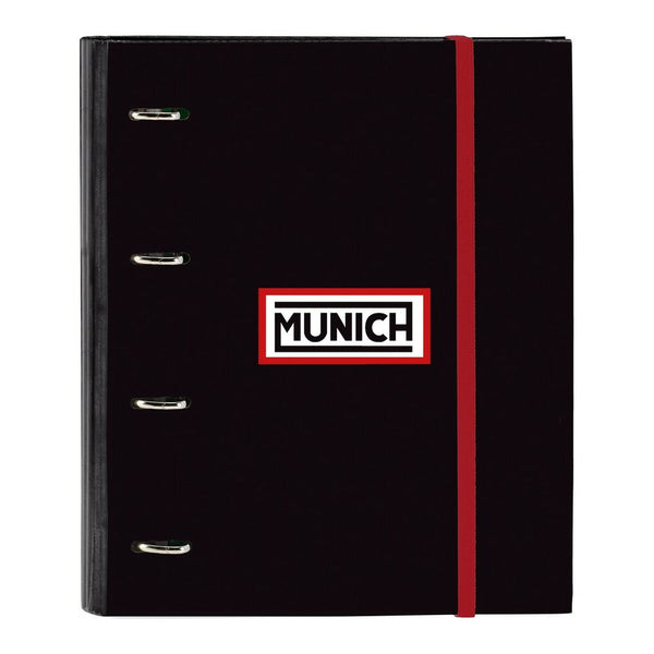 Ring binder Munich Deep night A4 Black (27 x 32 x 3.5 cm) (35 mm)