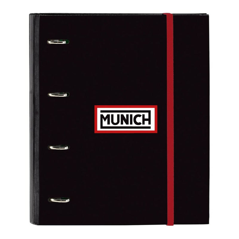 Ring binder Munich Deep night A4 Black (27 x 32 x 3.5 cm) (35 mm)