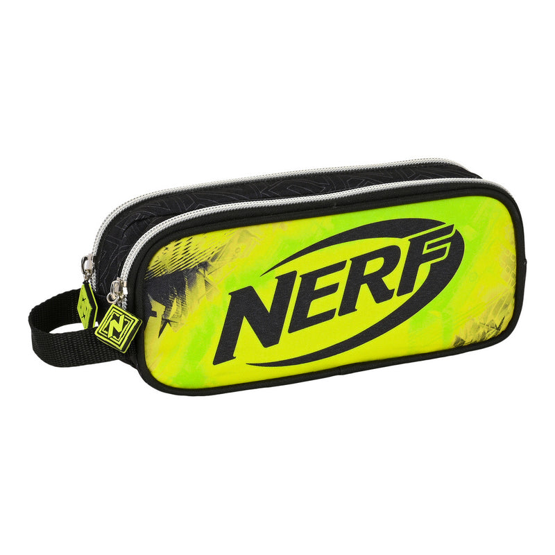 School Case Nerf Neon Black Lime (21 x 8 x 6 cm)