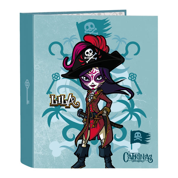 Ring binder Catrinas Claire, Noelia & Lila Blue A4 (40 mm)