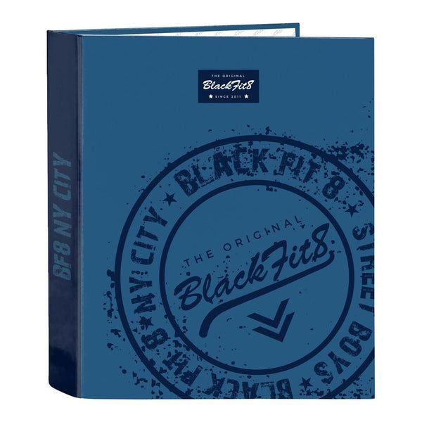 Ring binder BlackFit8 Stamp Blue A4 27 x 33 x 6 cm (40 mm)