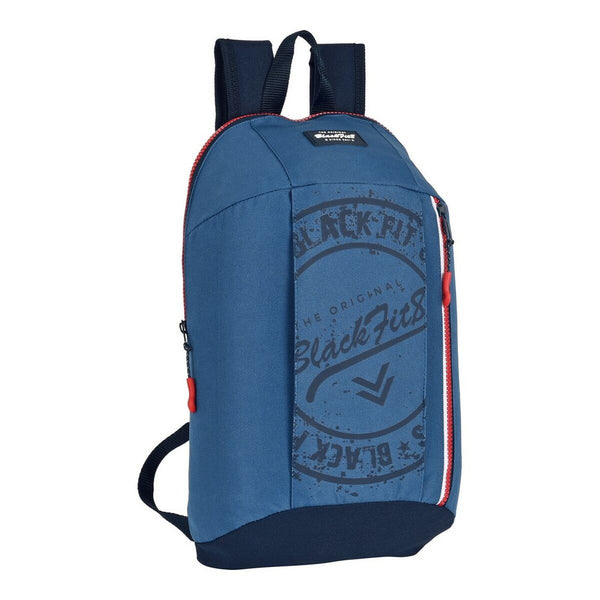 Casual Backpack BlackFit8 Stamp Blue (22 x 39 x 10 cm)