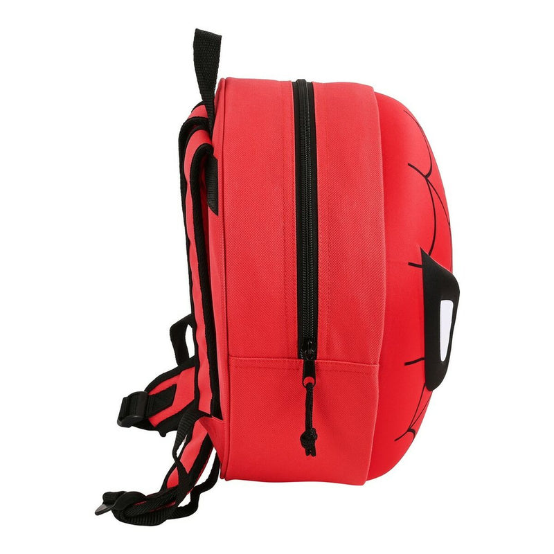 3D Child bag Spiderman 642267358 Black Red 31 x 31 x 10 cm