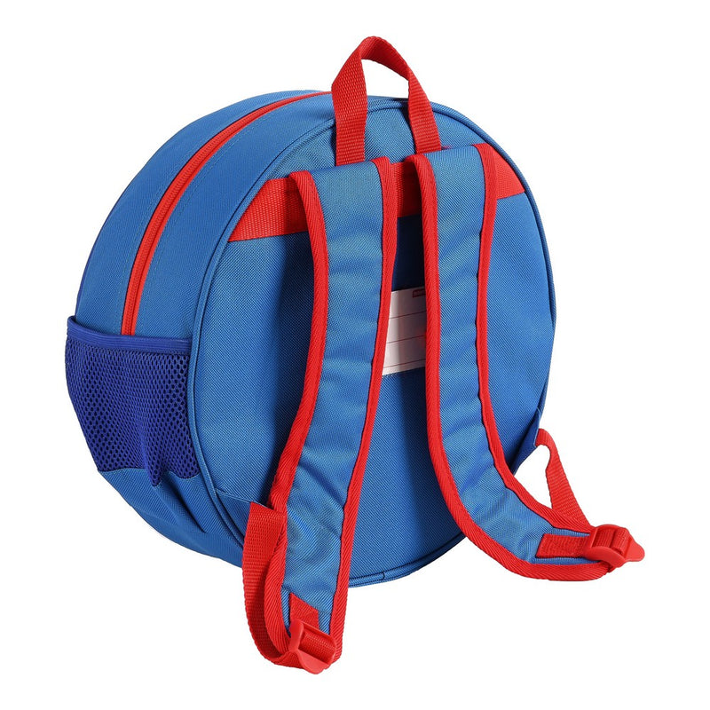 3D Child bag Superman Red Blue Yellow (31 x 31 x 10 cm)