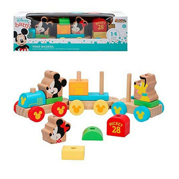 Train Mickey & Minnie Mickey Mouse 48702 14 pcs 34 cm Wood