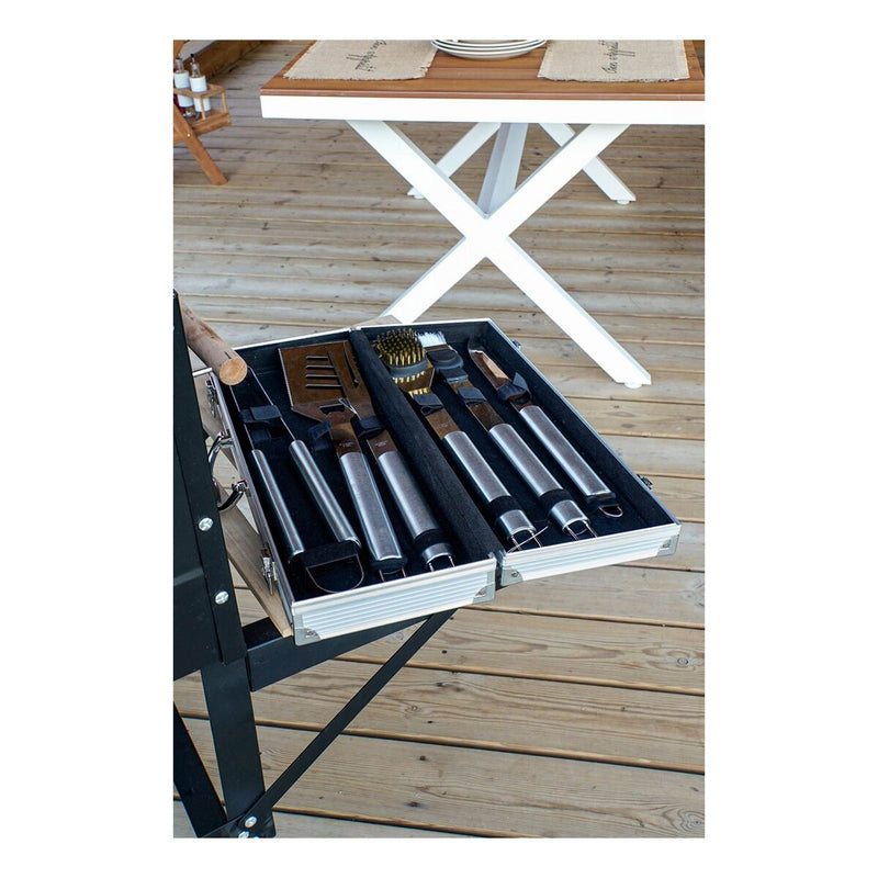 Barbecue Case DKD Home Decor Metal Stainless steel (6 pcs)