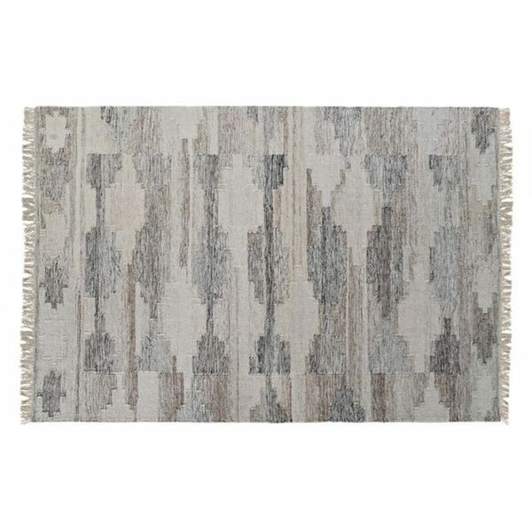 Carpet DKD Home Decor 160 x 2 x 240 cm Grey Beige Cotton Wool Viscose Modern
