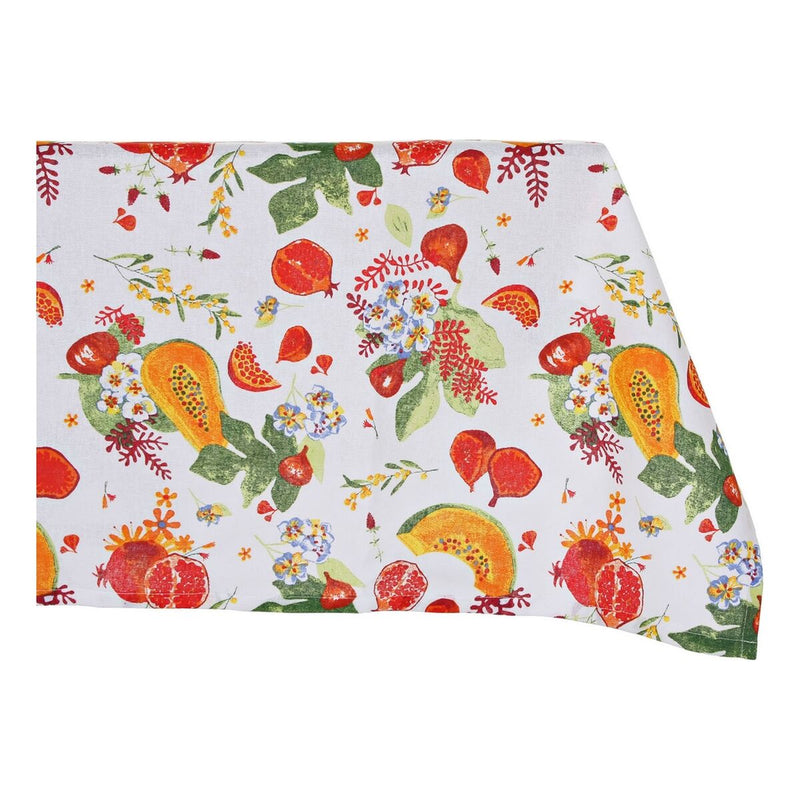 Tablecloth and napkins DKD Home Decor LC-179877 Papaya 150 x 250 x 0,5 cm Multicolour (9 pcs)