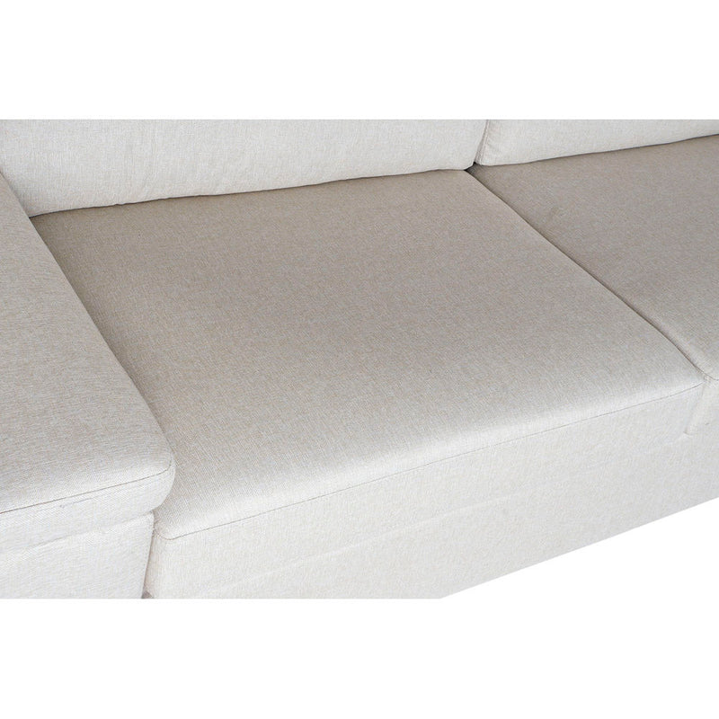 Sofa DKD Home Decor 8424001809004 Beige Multicolour Plastic Modern Loft 210 x 84 x 84 cm