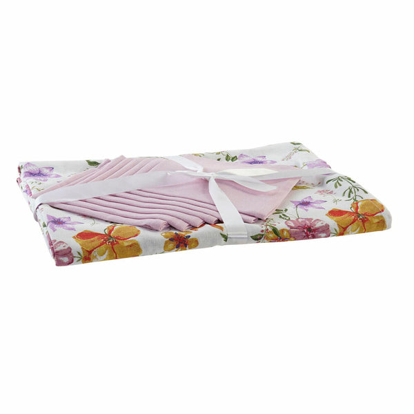 Tablecloth and napkins DKD Home Decor Multicolour 150 x 250 x 0,5 cm