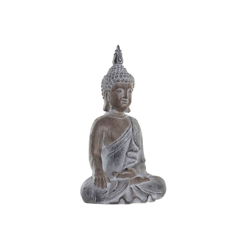 Decorative Garden Figure DKD Home Decor Grey Buddha Resin Magnesium (30,5 x 22 x 54 cm)