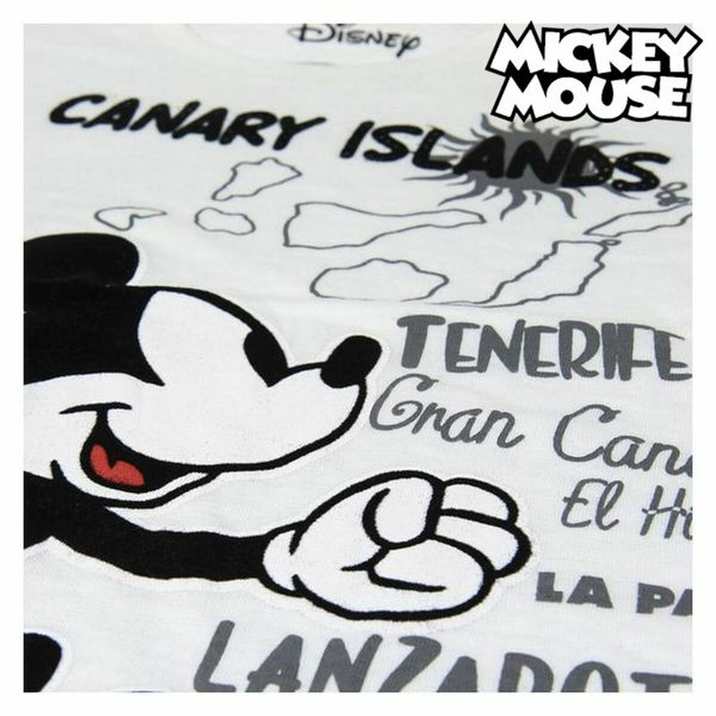 Child's Short Sleeve T-Shirt Canary Islands Mickey Mouse 73489