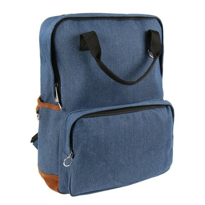 Casual Backpack Denim Patch