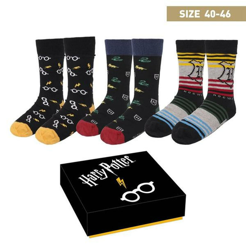 Socks Harry Potter 3 pairs (One size (40-46))