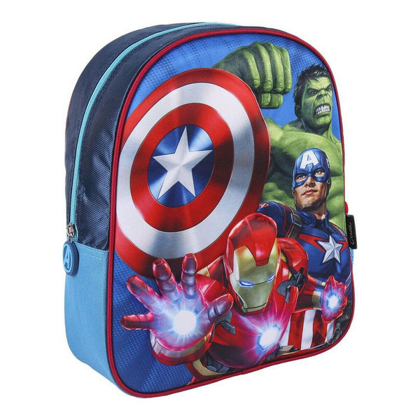 3D School Bag The Avengers Blue 25 x 31 x 10 cm