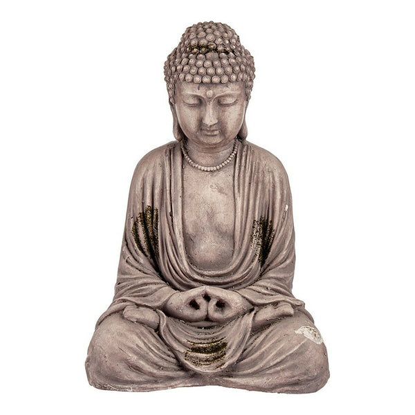 Decorative Garden Figure Buddha 22,5 x 40,5 x 27 cm Grey Polyresin
