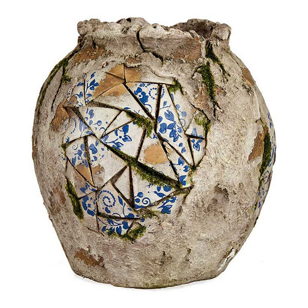 Decorative Garden Figure Vase Aged finish Polyresin (27 x 27 x 27 cm)