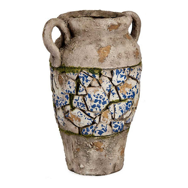 Decorative Garden Figure Vase Aged finish Polyresin (21 x 34,5 x 28 cm)