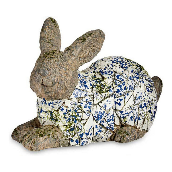 Decorative Garden Figure Mosaic Rabbit Polyresin (20 x 29 x 40,5 cm)