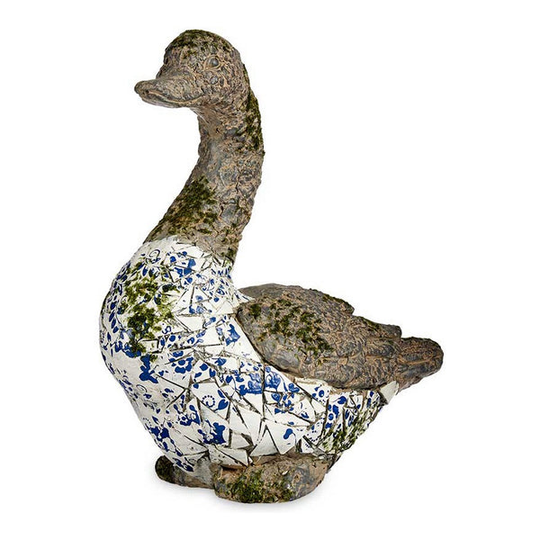 Decorative Garden Figure Mosaic Duck Polyresin (17 x 42 x 40 cm)