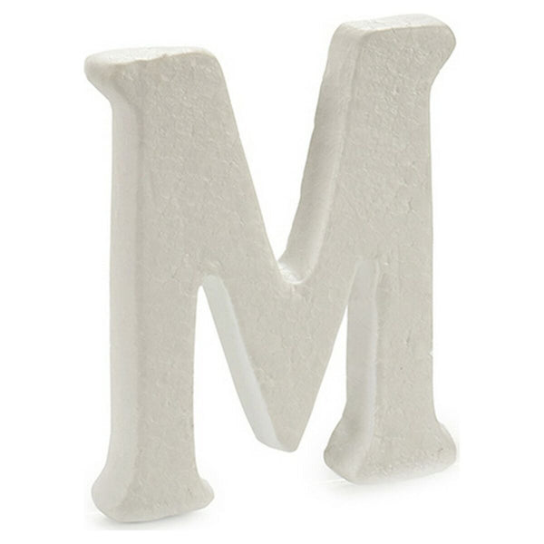 Letter M polystyrene