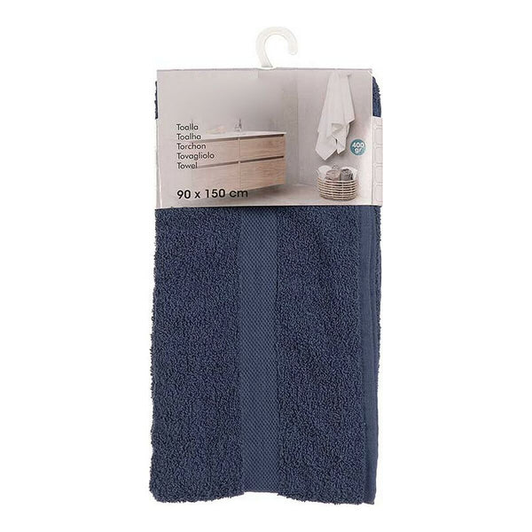 Bath towel Dark blue (90 x 150 cm)