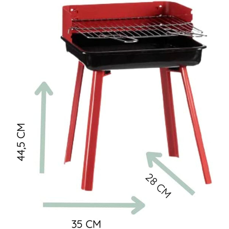 Charcoal Barbecue with Stand Iron 28 x 44,5 x 35 cm