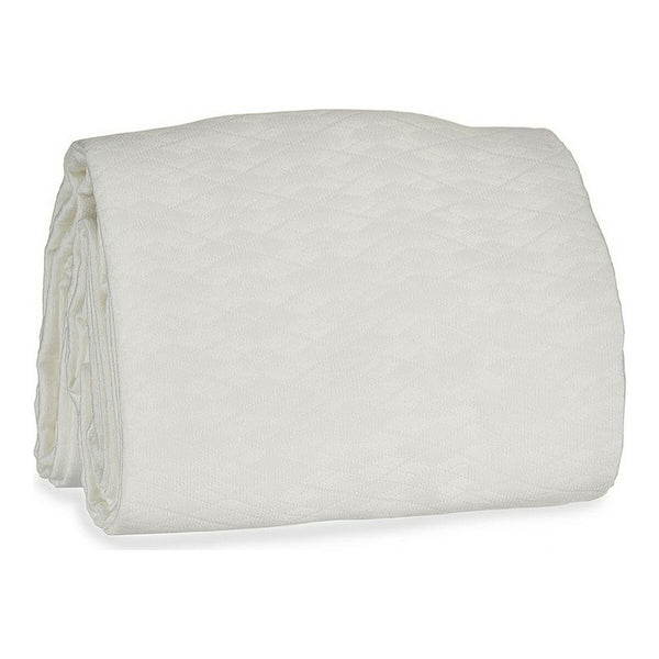 Bedspread (quilt) Waves White (240 x 260 cm)