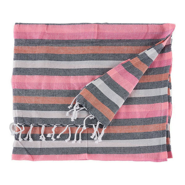 Multipurpose throw Stripes Pink (170 x 90 cm)