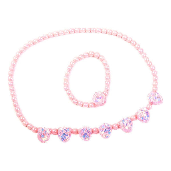 Necklace and Bracelets set Inca Strawberries Unisex (2 pcs)
