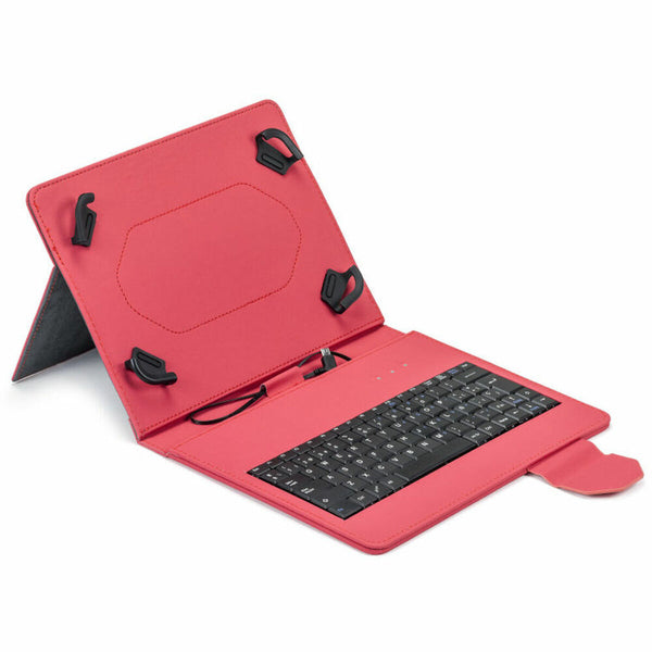 iPad Case + Keyboard Maillon Technologique MTKEYUSBRED 9.7"-10.2" Red
