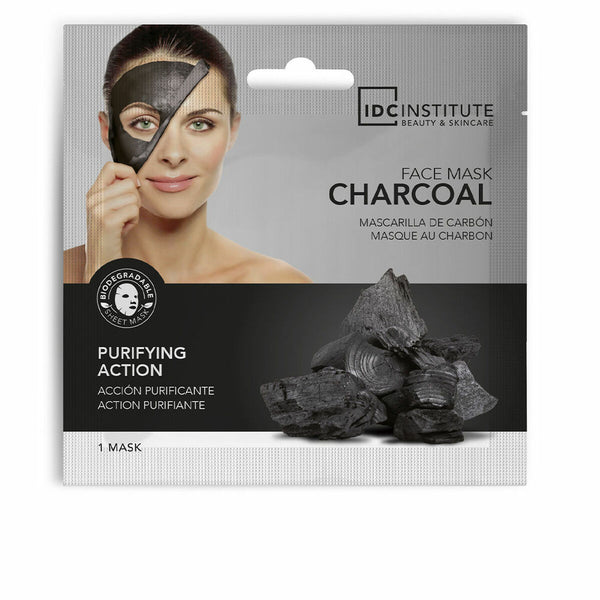 Facial Mask IDC Institute Charcoal Black Head 12 Units