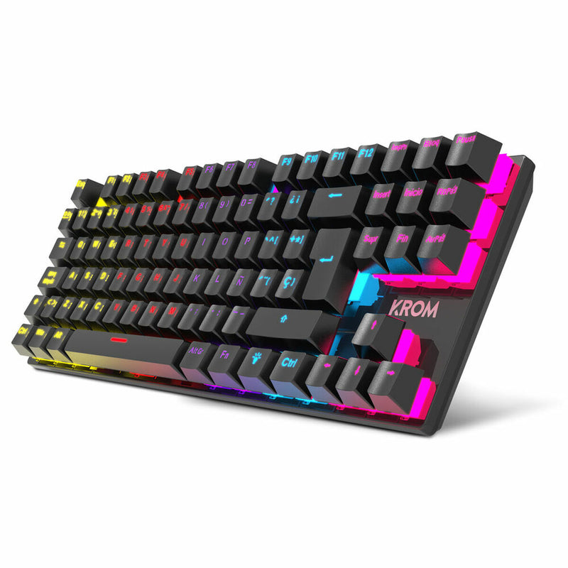 Keyboard Krom KASIC TKL RAINBOW LED RGB Black