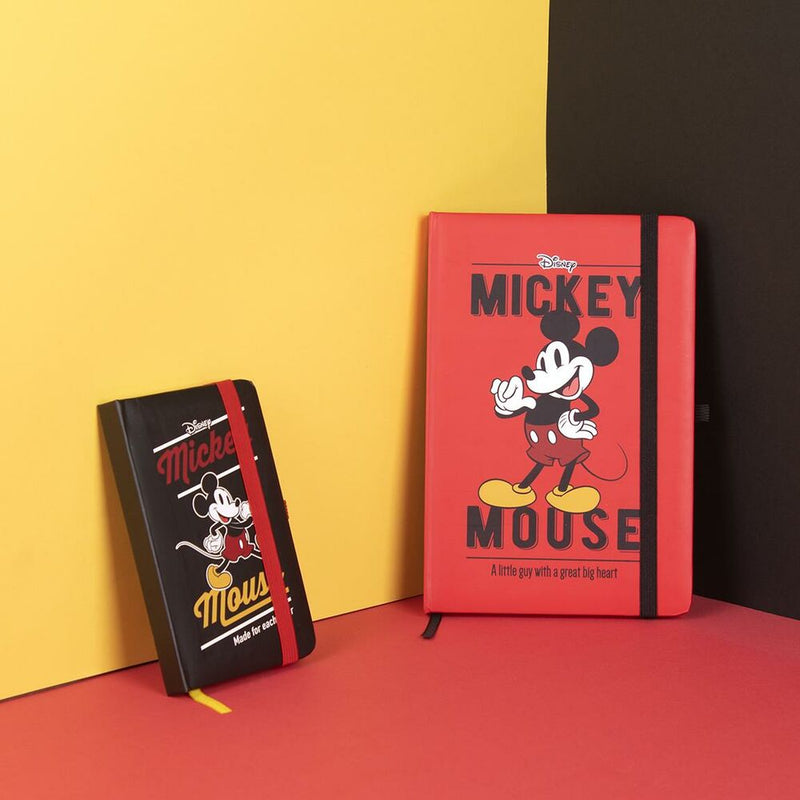 Notebook Mickey Mouse Black A6