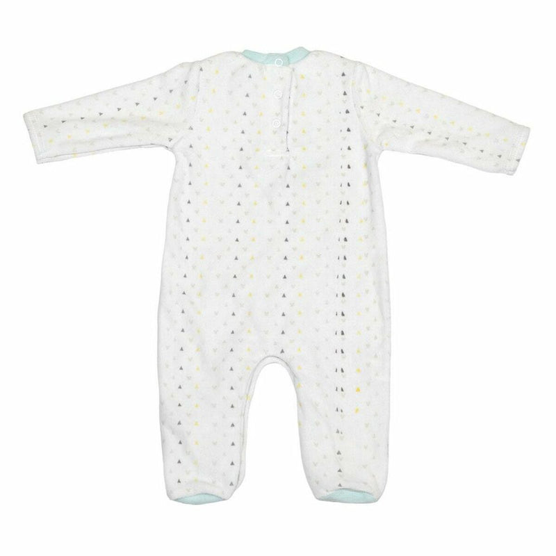 Baby's Long-sleeved Romper Suit Mickey Mouse White