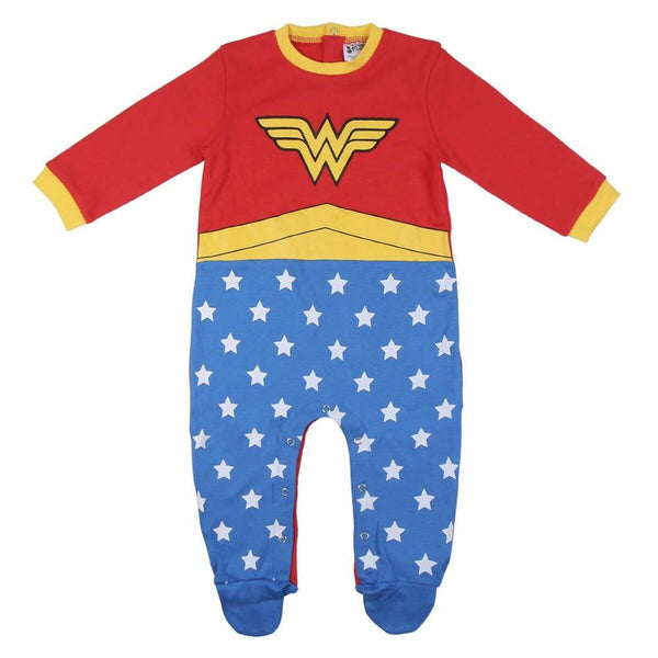 Baby's Long-sleeved Romper Suit Wonder Woman Red