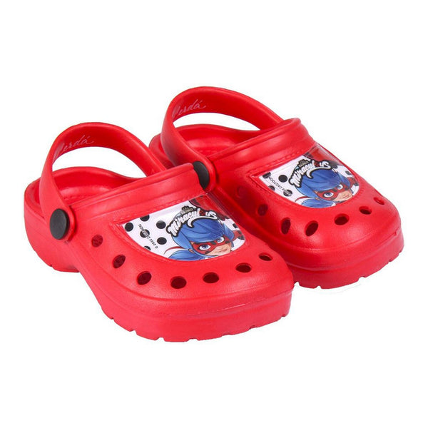 Beach Sandals Lady Bug Red
