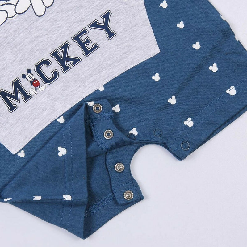 Baby's Sleeveless Romper Suit Mickey Mouse Blue